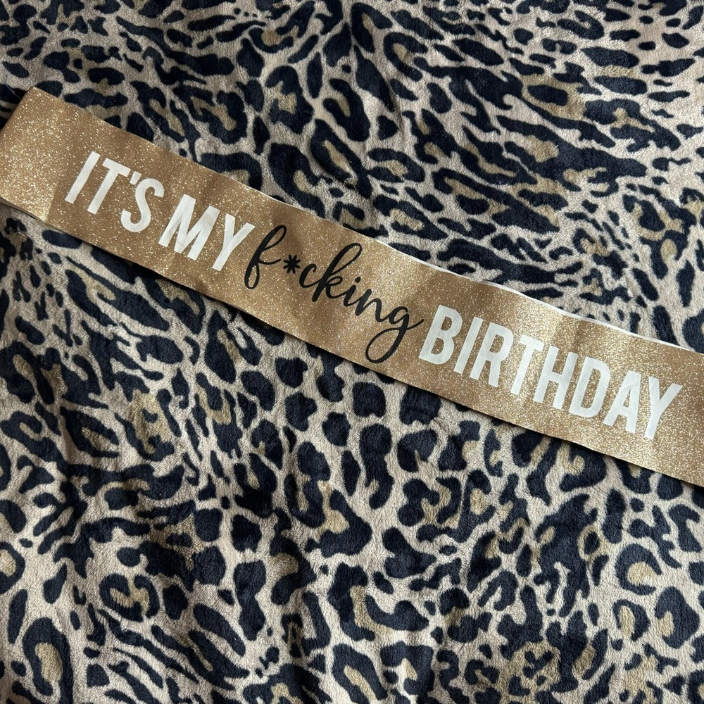 Birthday Sash